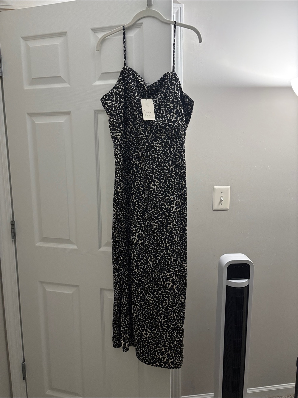 Leopard Print Slip Dress - NWT